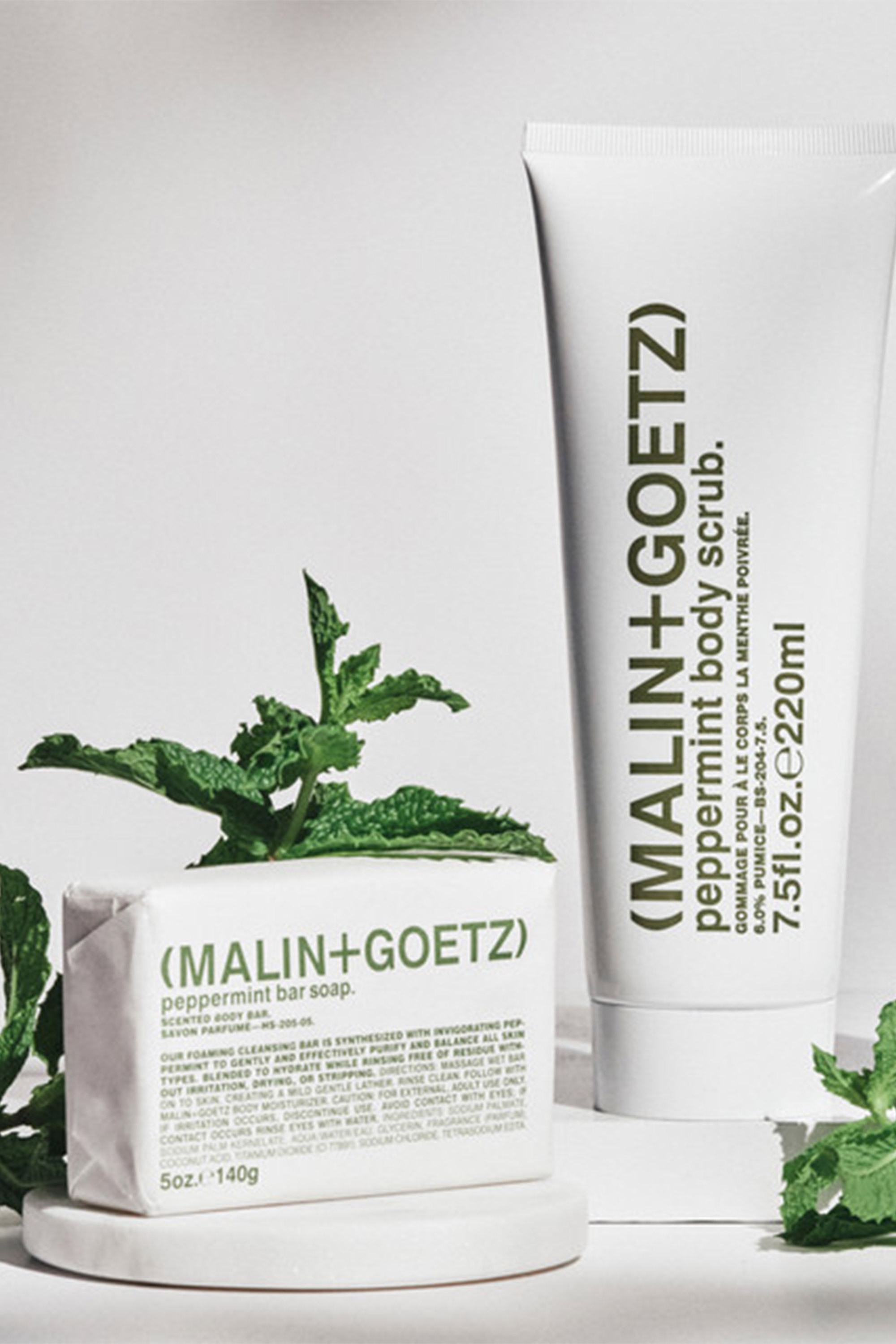 MALIN+GOETZ(멜린앤게츠) 페퍼민트 바 솝 140g | 신세계V [MALIN+GOETZ]페퍼민트 바 솝 140g - 
