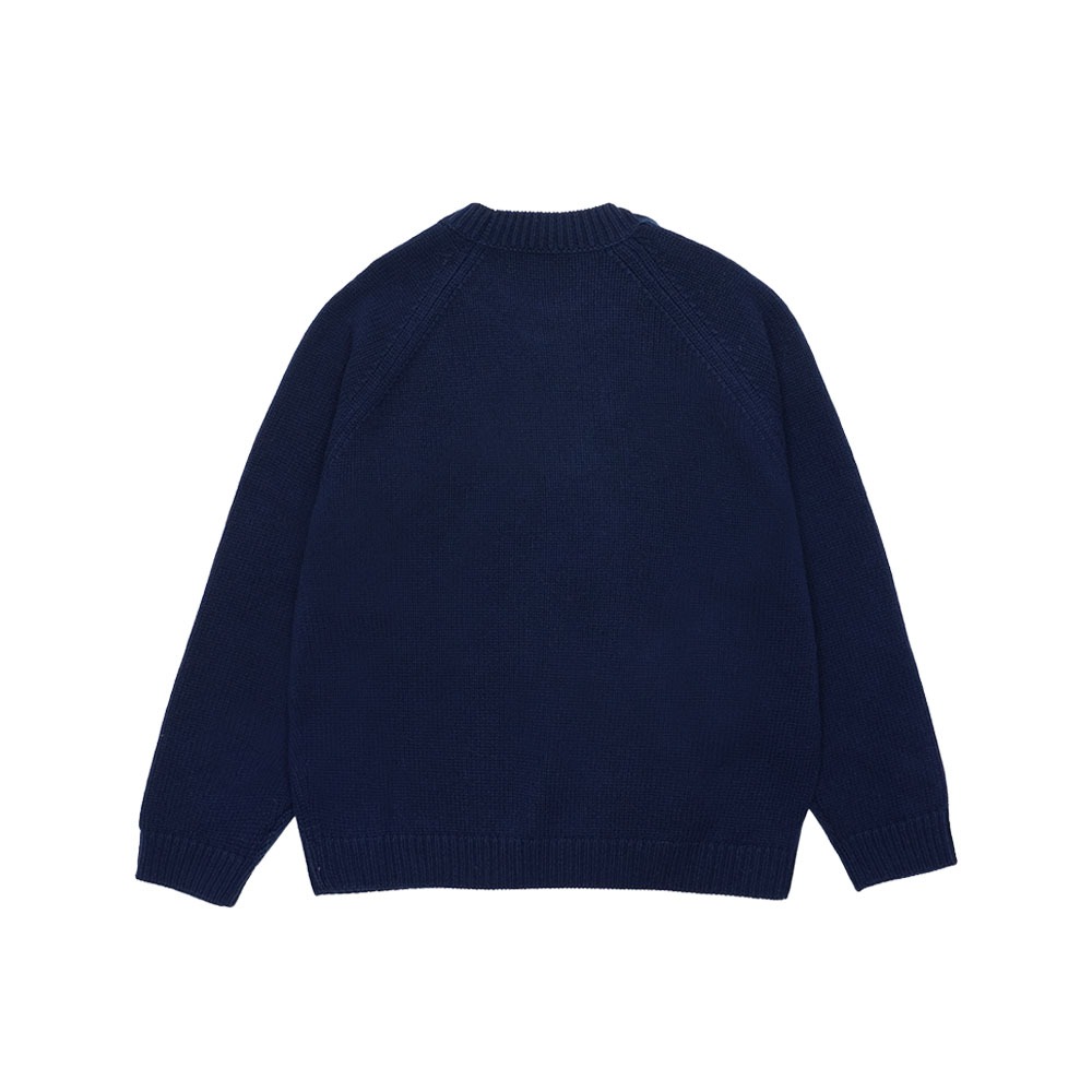 [헬로시모네] 자스민 네이비 스웨터 AW25-JSWN main image 1