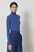 Warm turtle neck top royal blue