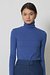 Warm turtle neck top royal blue