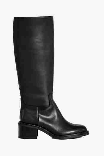 NEUTE(누트) 60mm Belluci Riding Long Boots (Black) | S.I.VILLAGE (에스아이빌리지)