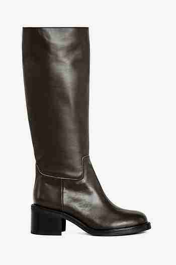NEUTE(누트) 60mm Belluci Riding Long Boots (Brown) | S.I.VILLAGE (에스아이빌리지)