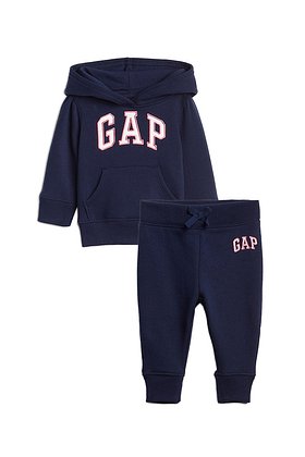 GAP Kids(갭키즈) [토들러 여아 2-5세] 로고 디테일 후드 티셔츠 & 조거 팬츠 | S.I.VILLAGE (에스아이빌리지)
