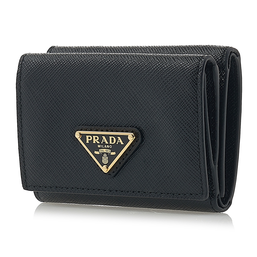 通販生活 ファッション PRADA(프라다) [프라다] 사피아노 컴팩트 지갑 1MH042 QHH F0002 小物