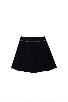 OUT OF TRUNK(아웃오브트렁크) Pleats Skirt (Navy) | S.I.VILLAGE (에스아이빌리지)