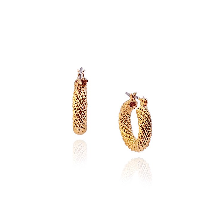 [TANI by MINETANI]ソイェジ着用☆韓国☆MIA mesh hoop Earrings TANI by MINETANI]ソイェジ着用☆韓国☆MIA mesh hoop Earrings