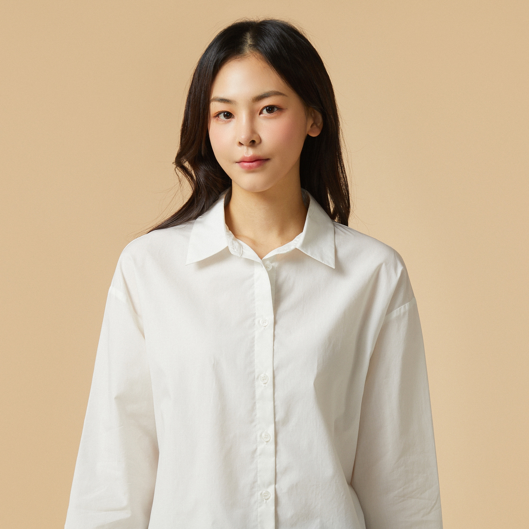 여 루즈핏 베이직 셔츠 - S.I.VILLAGE [JAJU]여 루즈핏 베이직 셔츠 - 