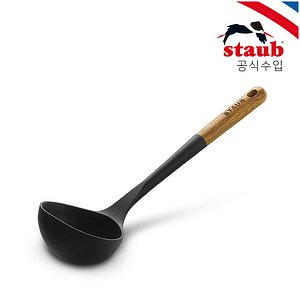 STAUB(스타우브) [스타우브] 실리콘 국자 매트블랙 (ST40503-104) | S.I.VILLAGE (에스아이빌리지)