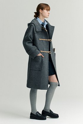 UNTOLD LABEL(언톨드레이블) CLASSIC DUFFLE COAT_GRAY [U3W0H80516] | S.I.VILLAGE (에스아이빌리지)