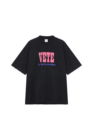 [Vetements] 엠보 로고 오버핏 티셔츠