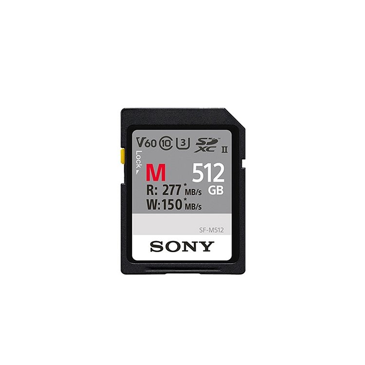 소니정품  메모리 SF-M512 (SDXC UHS-Ⅱ 512GB 읽기 277mb/s 쓰기 150mb/s 4K SD 메모리카드)