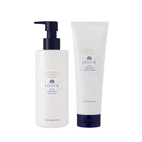 LOIVIE(로이비) 피오니 앤 화이트 머스크 헤어 세트 (샴푸&컨디셔너) | S.I.VILLAGE (에스아이빌리지)