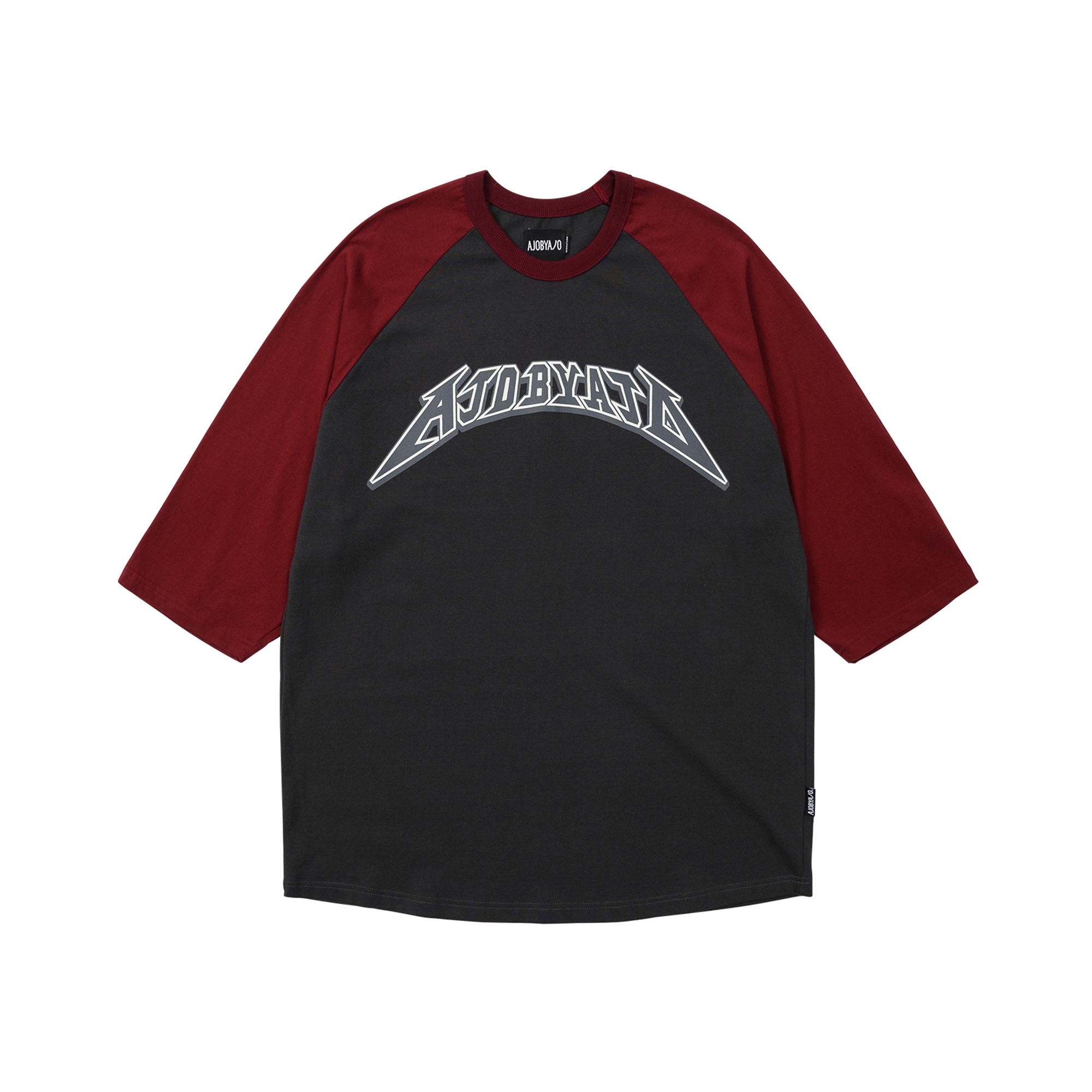 AJOLICA Oversized Raglan T-Shirt [CHARCOAL]