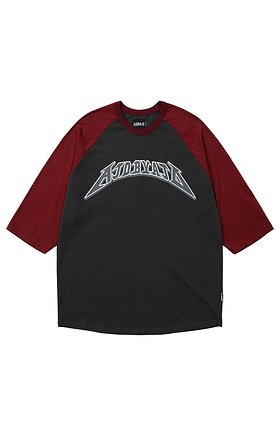 AJOLICA Oversized Raglan T-Shirt [CHARCOAL]