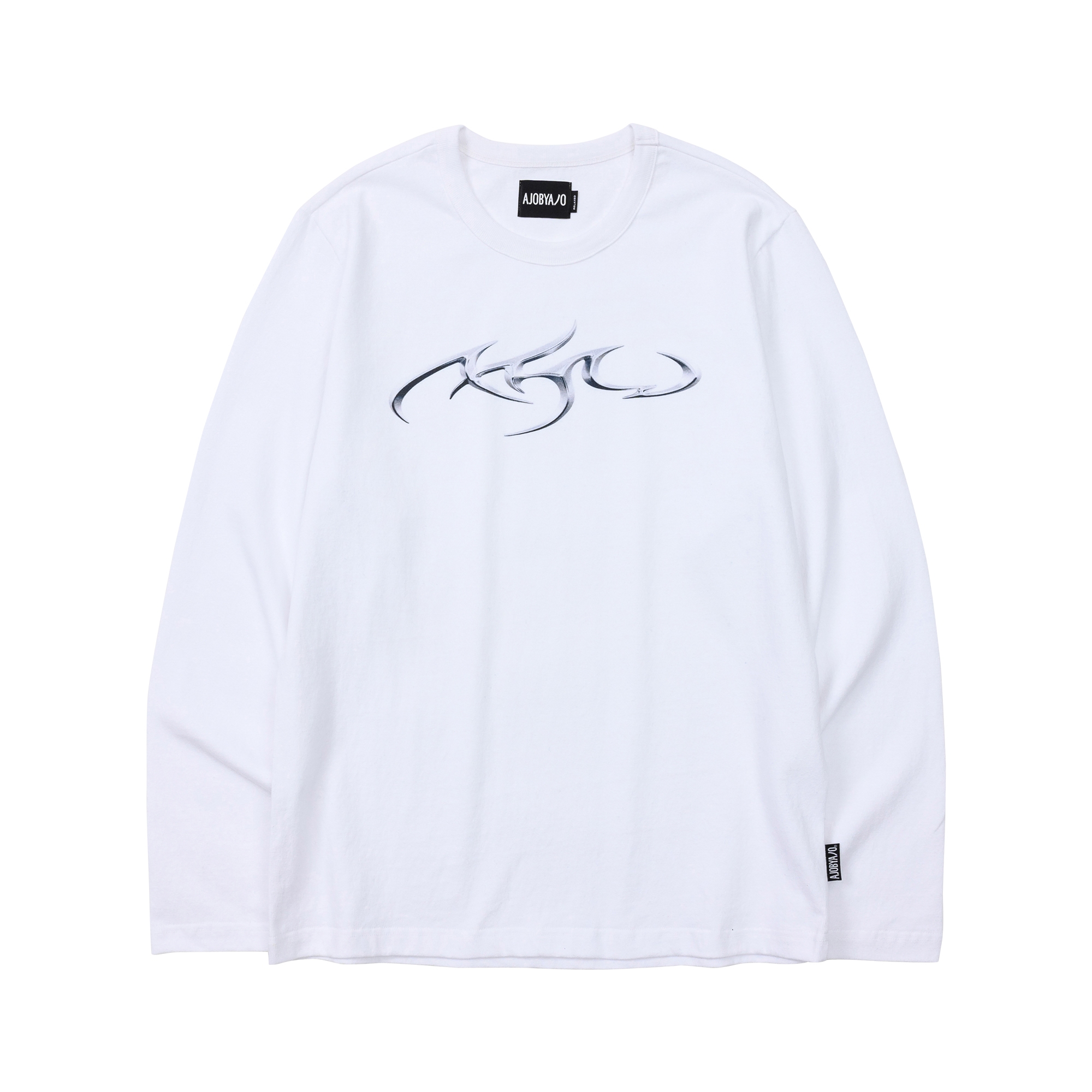 AJOBYAJO(아조바이아조) Tribal AJO Long Sleeves T-Shirt [WHITE