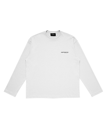 OPNEG(오프넥) Signature Long-Sleeve tee - Off white | S.I.VILLAGE (에스아이빌리지)