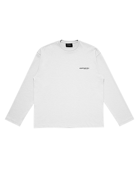 OPNEG(오프넥) Signature Long-Sleeve tee - Off white | S.I.VILLAGE (에스아이빌리지)