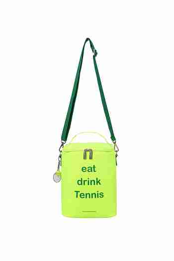 MILES AND MILES AND MILES(마일즈 앤 마일즈 앤 마일즈) tennis tote bag (보온/보냉백) - neon yellow | S.I.VILLAGE (에스아이빌리지)