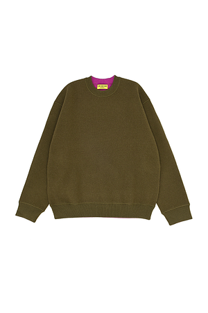 JE NE SAIS QUOI(주느세콰) DOUBLE SIDED SWEAT_KHAKI | S.I.VILLAGE (에스아이빌리지)