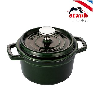 STAUB(스타우브) [스타우브] 원형 꼬꼬떼 14cm 바질그린 (ST101485) | S.I.VILLAGE (에스아이빌리지)