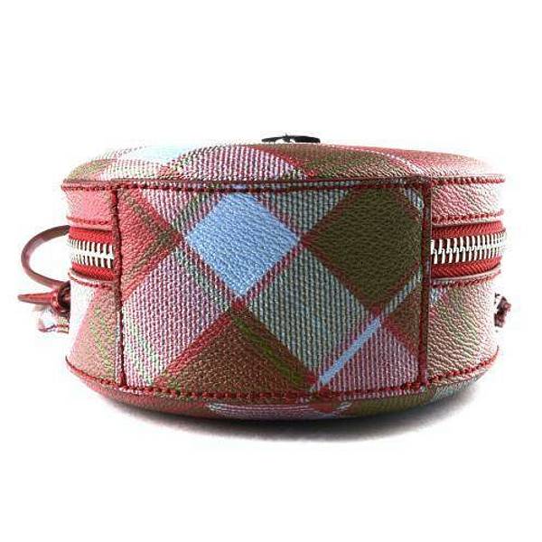 [V.WESTWOOD]DERBY ROUND CROSSBODY BAG VIVIENNE'S TARTAN