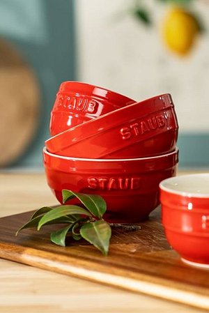 STAUB(스타우브) [스타우브] 세라믹 국공기 14cm 체리 (ST40511-812) | S.I.VILLAGE (에스아이빌리지)