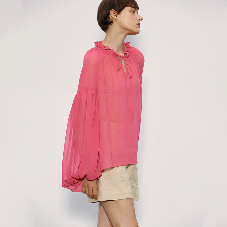 Popsicle Balloon Blouse_Fuchsia Purple