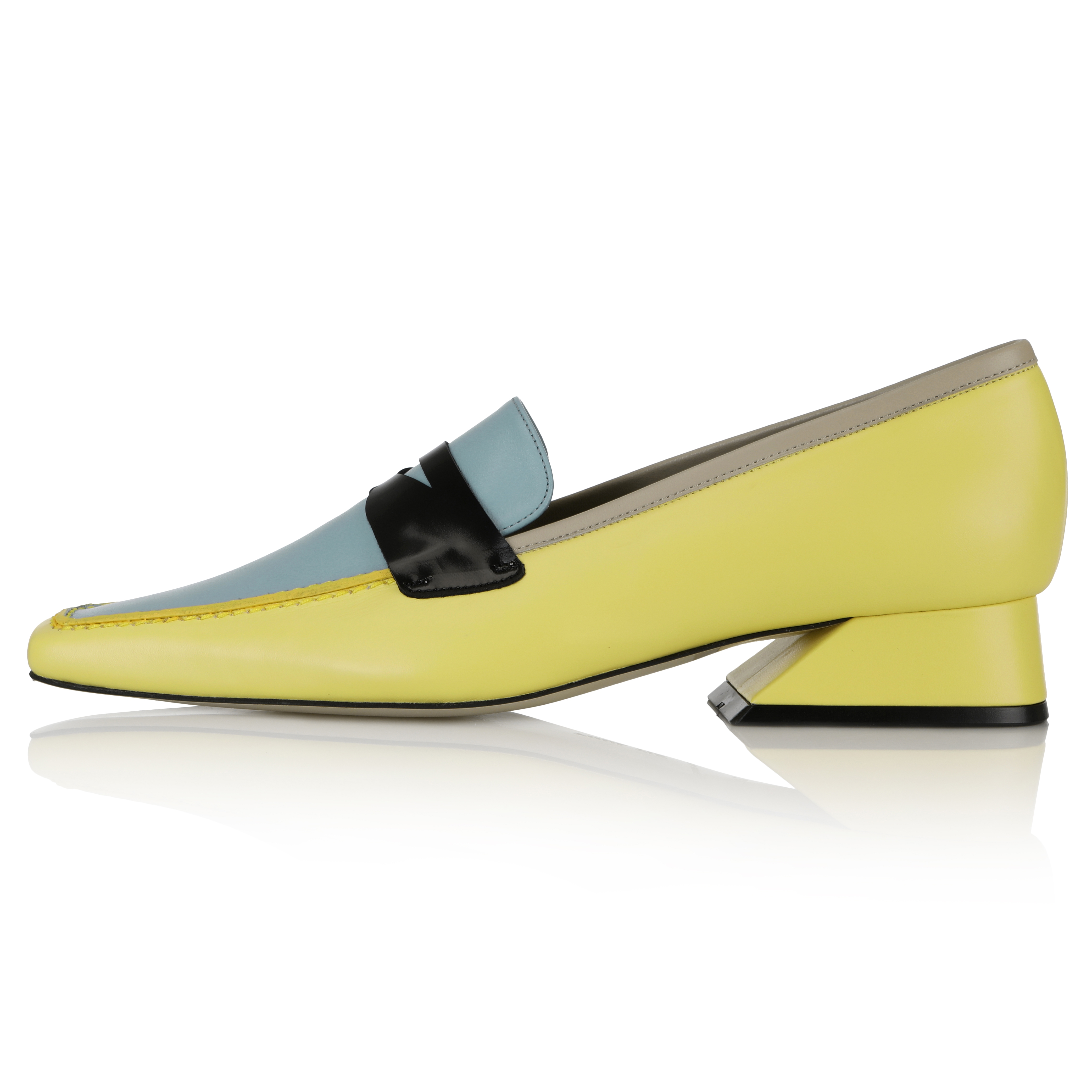 Ivy Loafer / 20RS-F089 /Lemon + Smoky Blue