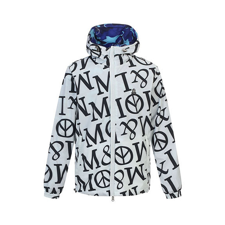 CLOUD CAMO PATTERN WIND BREAKER