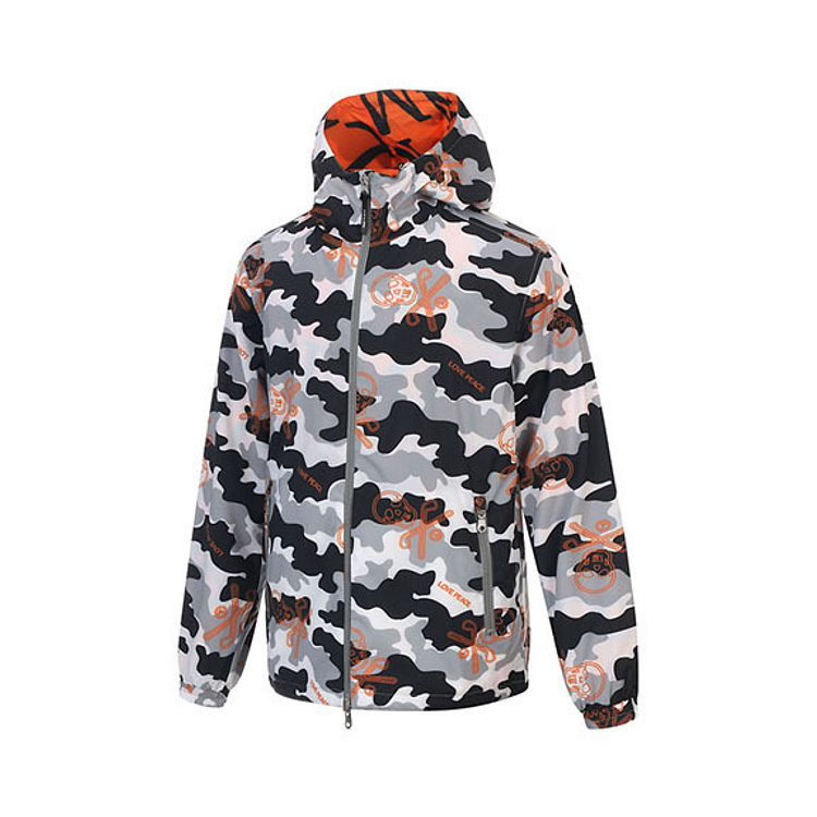 CLOUD CAMO PATTERN WIND BREAKER