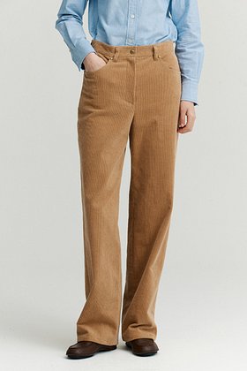 UNTOLD LABEL(언톨드레이블) PREP CORDUROY STRAIGHT PANTS_CAMEL [U3F0P31072] | S.I.VILLAGE (에스아이빌리지)