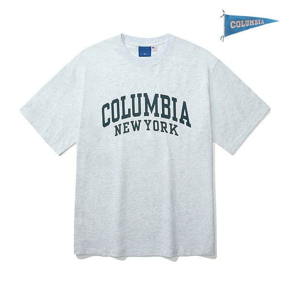 COLUMBIA UNIVERSITY(컬럼비아 유니버시티) 90S ARCH LOGO S/S T-SHIRTS L그레이 | S.I.VILLAGE (에스아이빌리지) [COLUMBIA... 