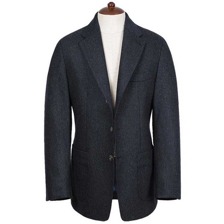 SPJ-01 Wool Lycra Jacket (Navy)