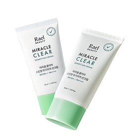 RAEL(라엘) 라엘뷰티 미라클 클리어 스킨핏 무기자차 선크림(SPF50+,PA++++)2개 | S.I.VILLAGE (에스아이빌리지)