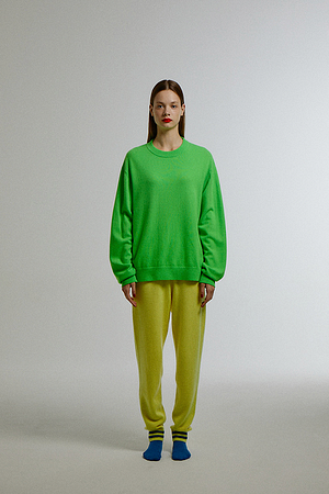 JE NE SAIS QUOI(주느세콰) ESSENTIAL LONG PULLOVER_GREEN | S.I.VILLAGE (에스아이빌리지)