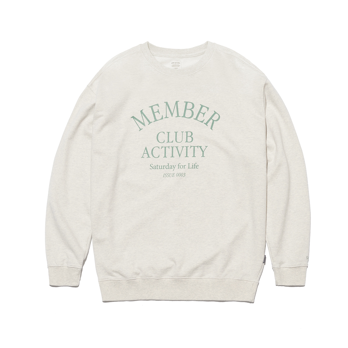 CLUB ACTIVITY(종료)(클럽 액티비티) MEMBER CREWNECK _ OATMEAL | S.I.VILLAGE (에스 ...