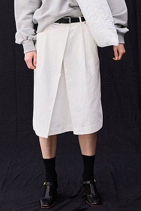 OUI MAIS NON(위메농) Tullip cotton skirts | S.I.VILLAGE (에스아이빌리지)