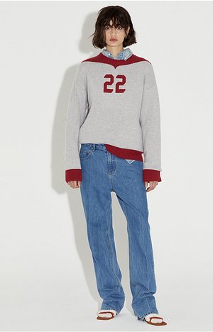 NOHANT(노앙) 22 CASHMERE KNIT SWEATER RED | S.I.VILLAGE (에스아이빌리지)