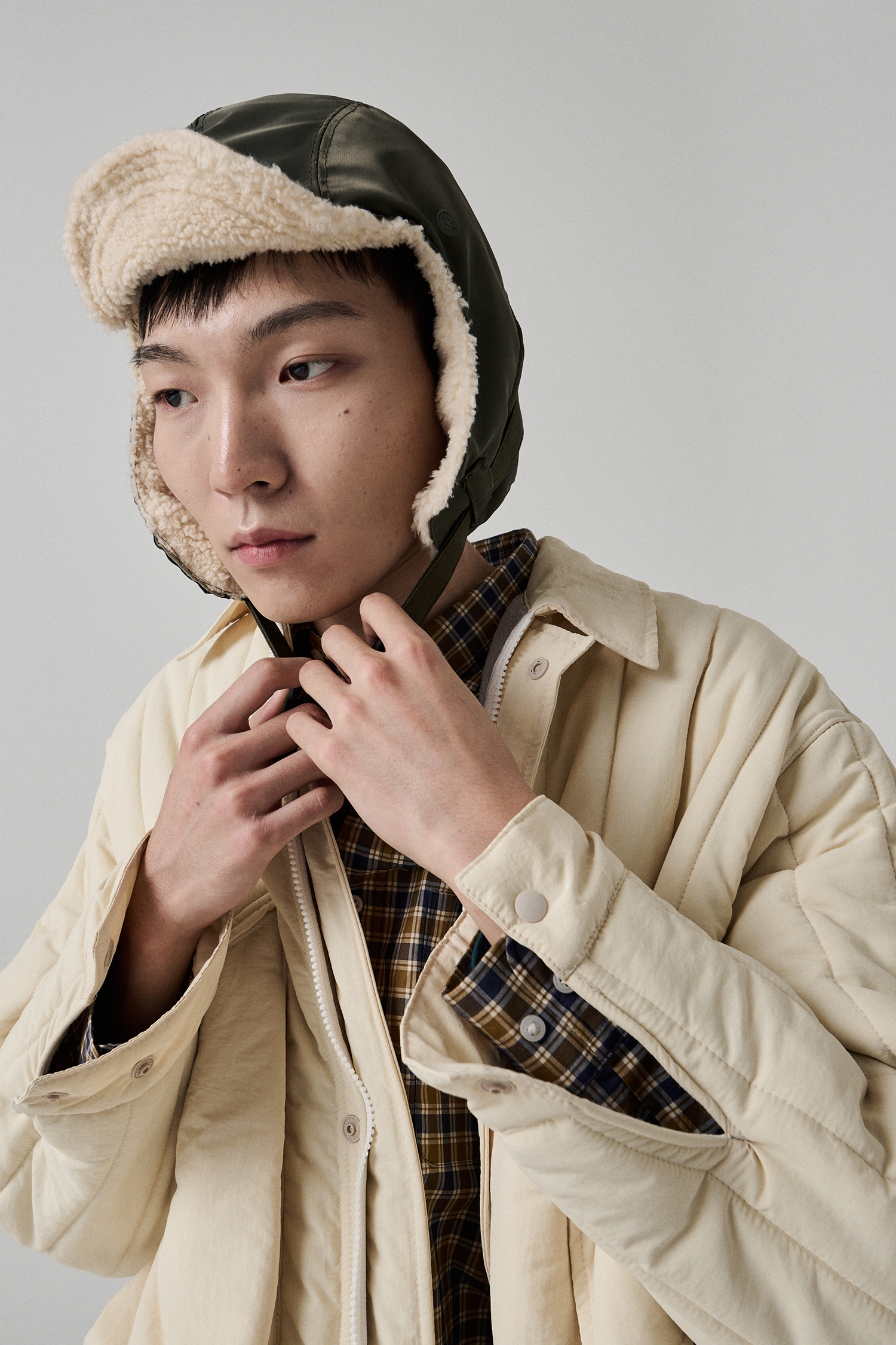 【Crazy Car Wash Crew】23FW★ LOGO STITCH TROOPER HAT CRAZY CAR WASH CREW (종료)(크레이지 카 워시 크루) LOGO