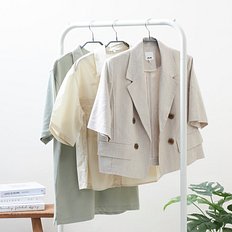 JAJU(자주) 옷깃을 잘 지지해 주는 PVC 셔츠용 옷걸이 3개_그레이 | S.I.VILLAGE (에스아이빌리지)