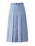 Belted pleated skirt - Sky blue