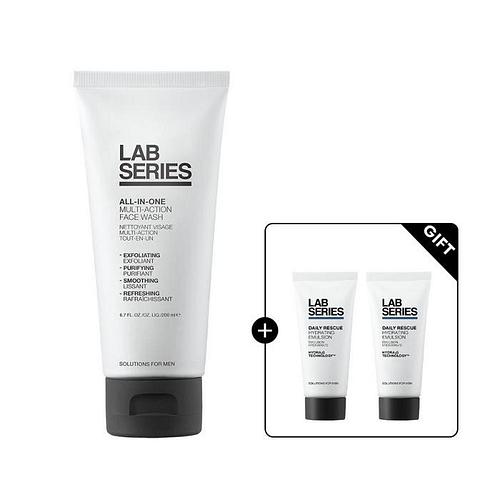 LAB SERIES(랩 시리즈) [랩시리즈] 멀티 액션 훼이스 워시 200ml_대용량(+에멀전20ml*2) | S.I.VILLAGE (에스아이빌리지) [LAB SERIES]... 