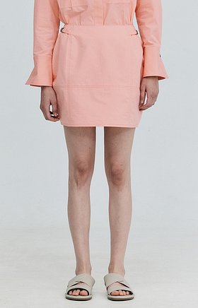 WNDERKAMMER(분더캄머) [S사이즈 4월 7일 순차 출고] Cotton Mini Skirt_Pink | S.I.VILLAGE (에스아이빌리지)