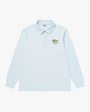 MADCATTOS(매드캐토스) MCC M STRETCH L/S POLO SHIRT-SKY BLUE | S.I.VILLAGE (에스아이빌리지)