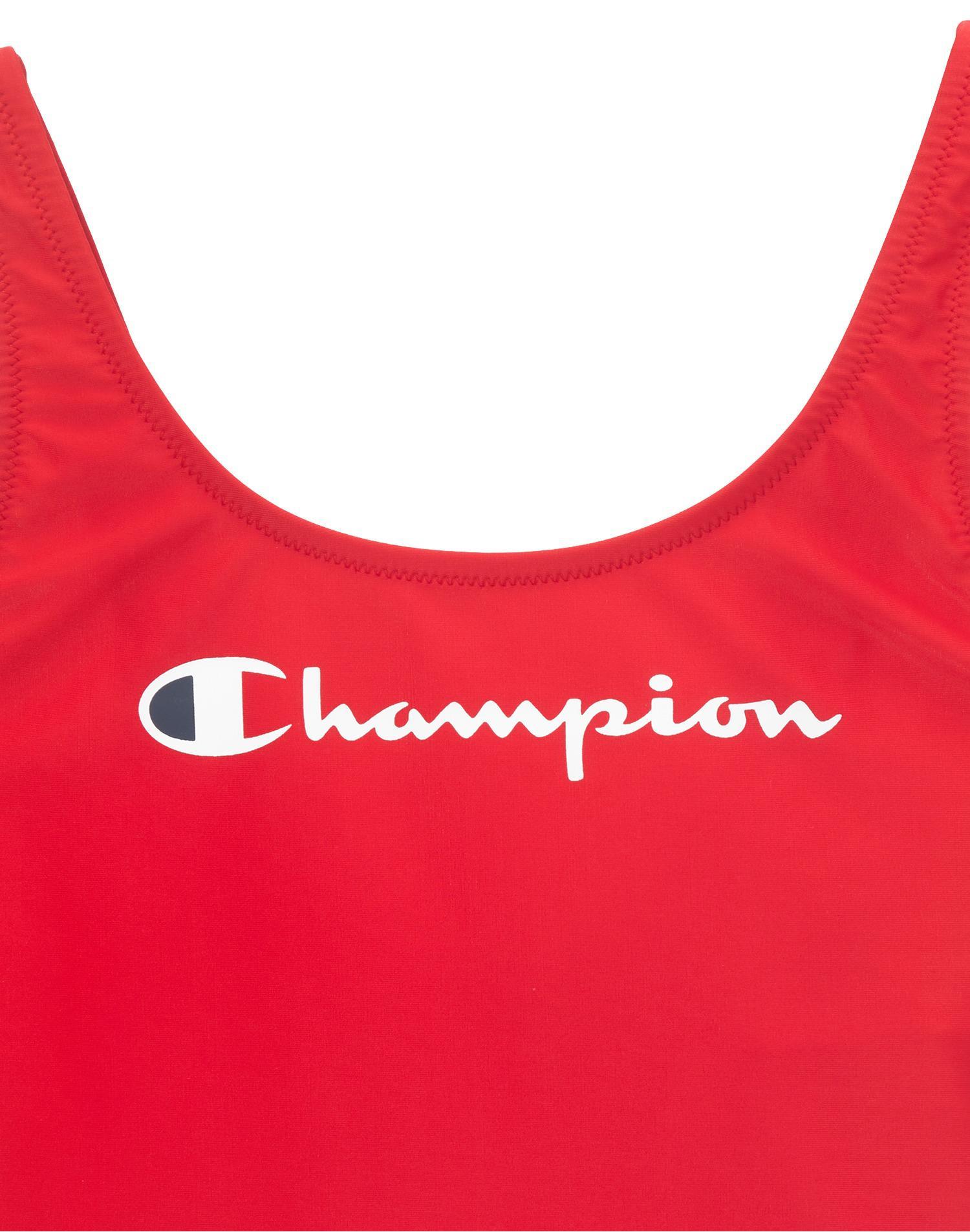 [EU] Champion로고 원피스 수영복 (NORMAL RED) CKSR1E081R2