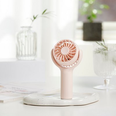 JAJU(자주) 한 손에 쏙 들어오는 가벼운 핸디 선풍기_핑크 | S.I.VILLAGE (에스아이빌리지)
