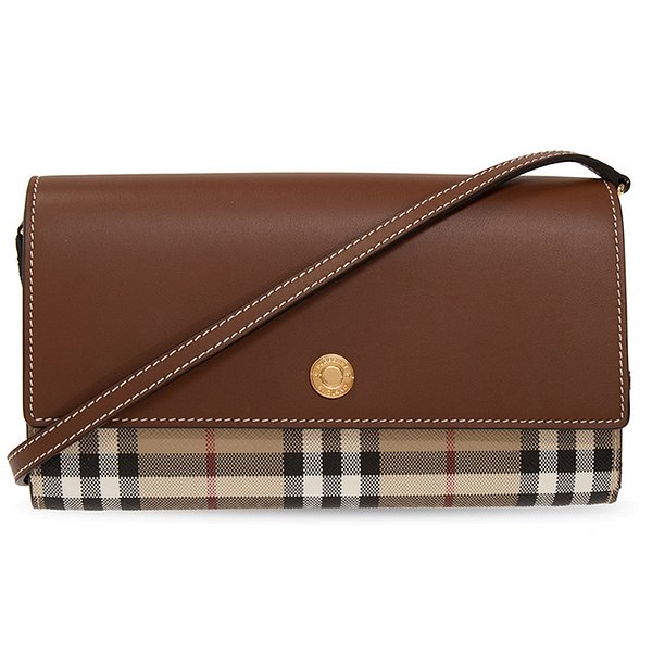 BURBERRY(버버리) [BURBERRY] 23SS 한나 체크 크로스백 아카이브베이지/탄 8058002 S.I