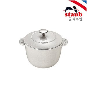 STAUB(스타우브) [공식][스타우브] 라이스 꼬꼬떼 12cm 화이트 트러플 (ST17212107) | S.I.VILLAGE (에스아이빌리지)