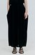 Gather Balloon Long Skirt_Black