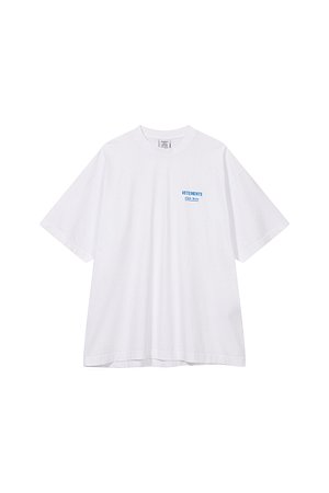 [VETEMENTS] 미니 로고 크루넥 티셔츠